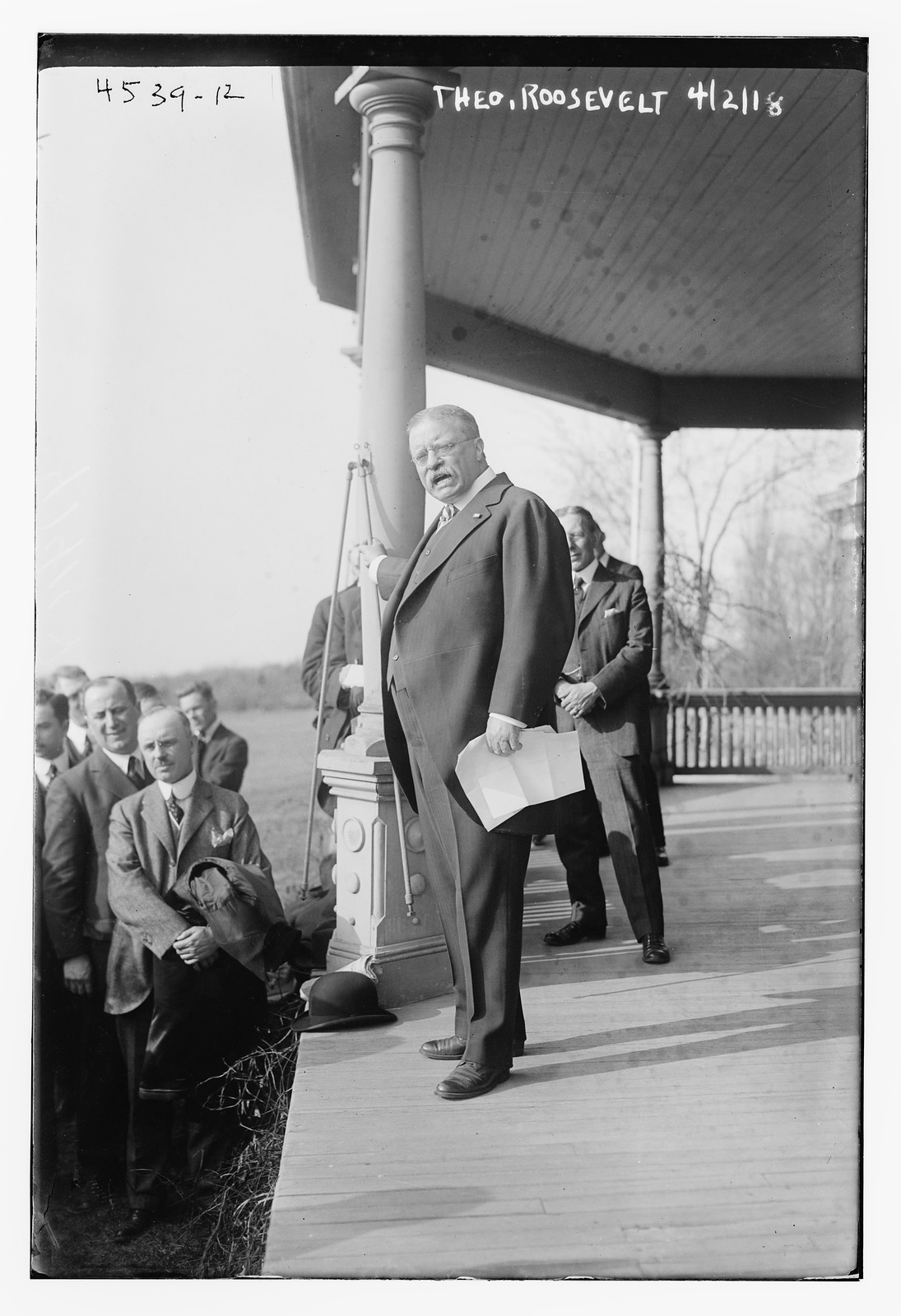 Theo. Roosevelt, 4/2/18, 4/2/18. — historic photograph