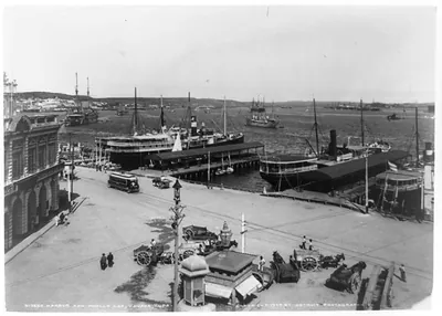 Harbor and Muelle Lus, Havana, Cuba