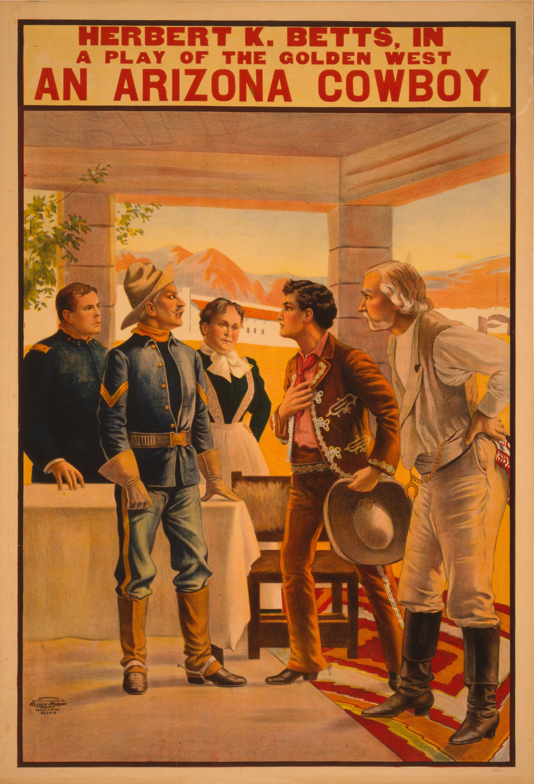 Arizona cowboy., Cincinnati ; New York : U.S. Lithograph Co., c1905. — vintage poster