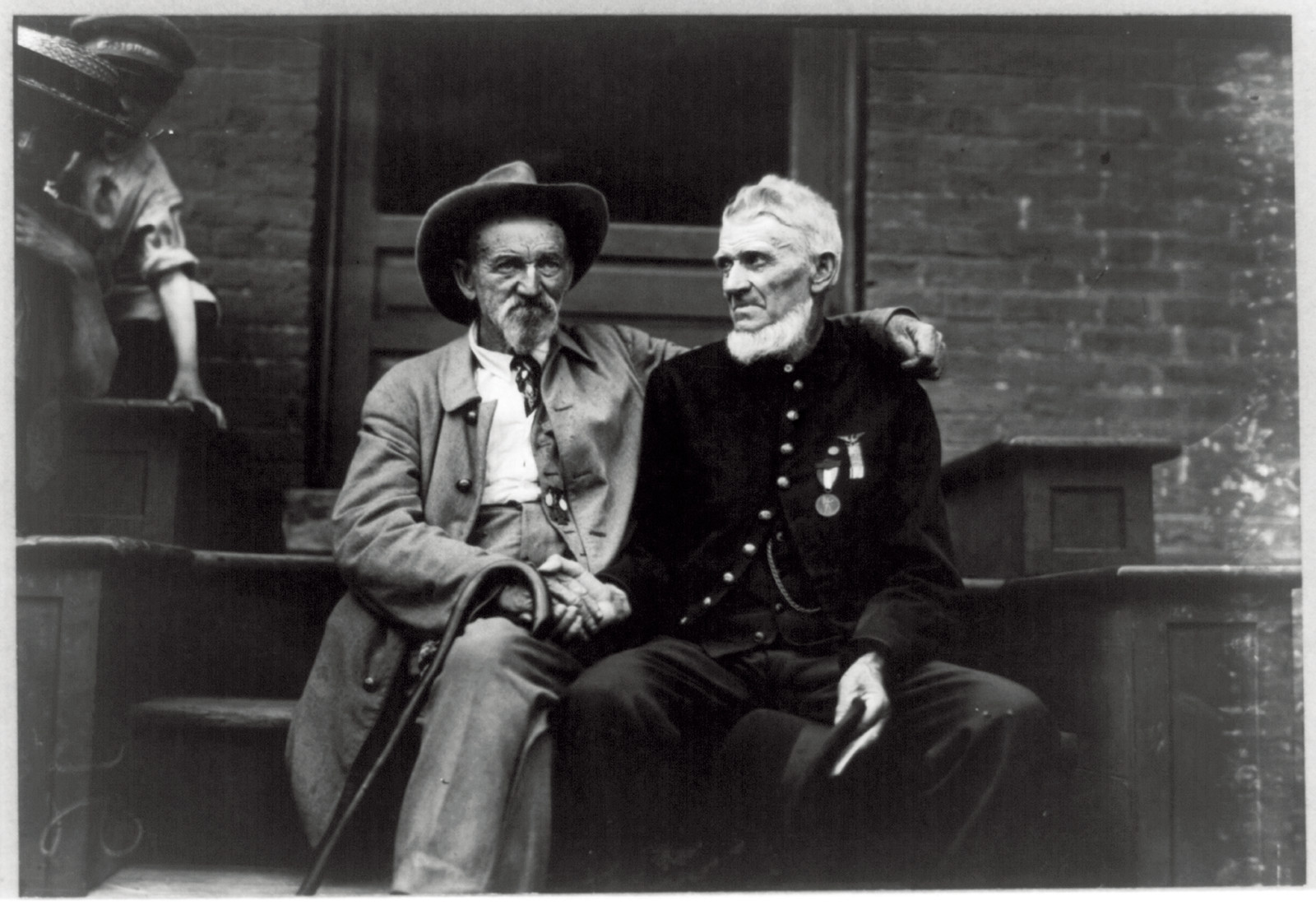 The Blue and the Gray at Gettysburg, Assembly Tent, Gettysburg Celebration, Pennsylvania, c1913. — historic photograph