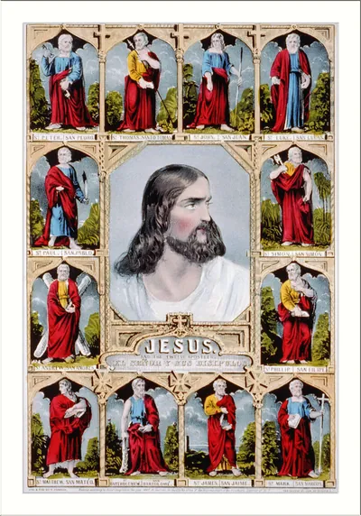 Jesus: and the twelve apostles / El Señor y sus disipulos