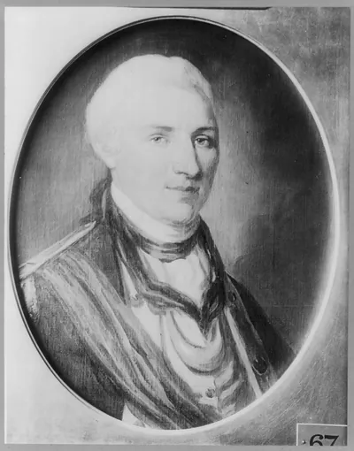 [Christian Febiger, 1746-1796, oval bust prortrait, facing right]