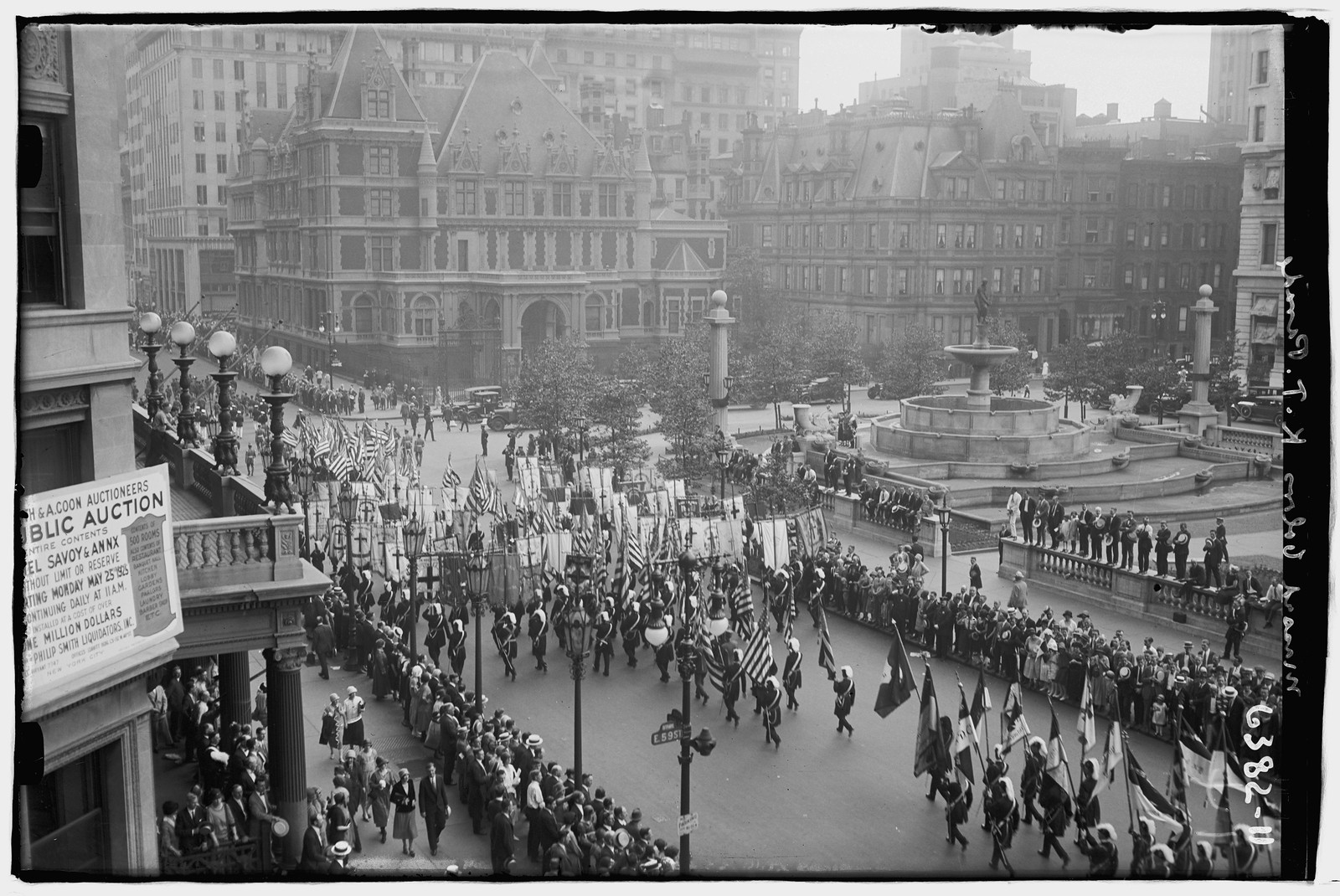 Massed colors--K.T. Parade, n/a — historic photograph
