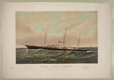 Steam yacht Namouna: the property of James Gordon Bennett, Esq.