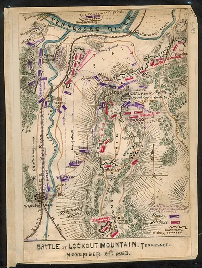 Battle of Lookout Mountain, Tennessee. November 24th, 1863