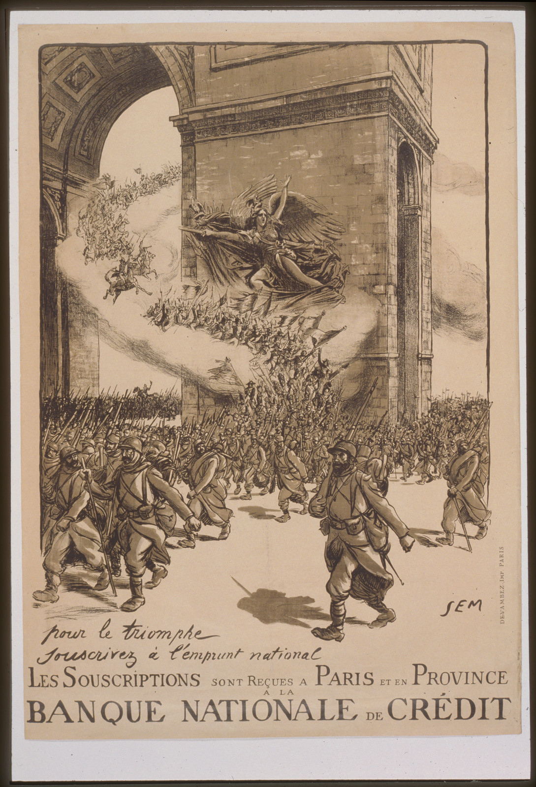 Pour le triomphe, souscrivez à l'emprunt national, 1918 — historic image