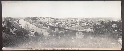 Easton, panorama from Picadilly Hill, Pennsylvania, 1896
