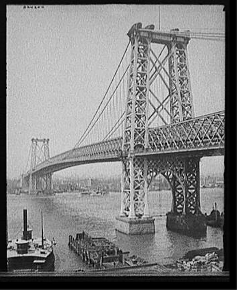 [Williamsburg Bridge, New York, N.Y.], [between 1903 and 1910] — historic photograph