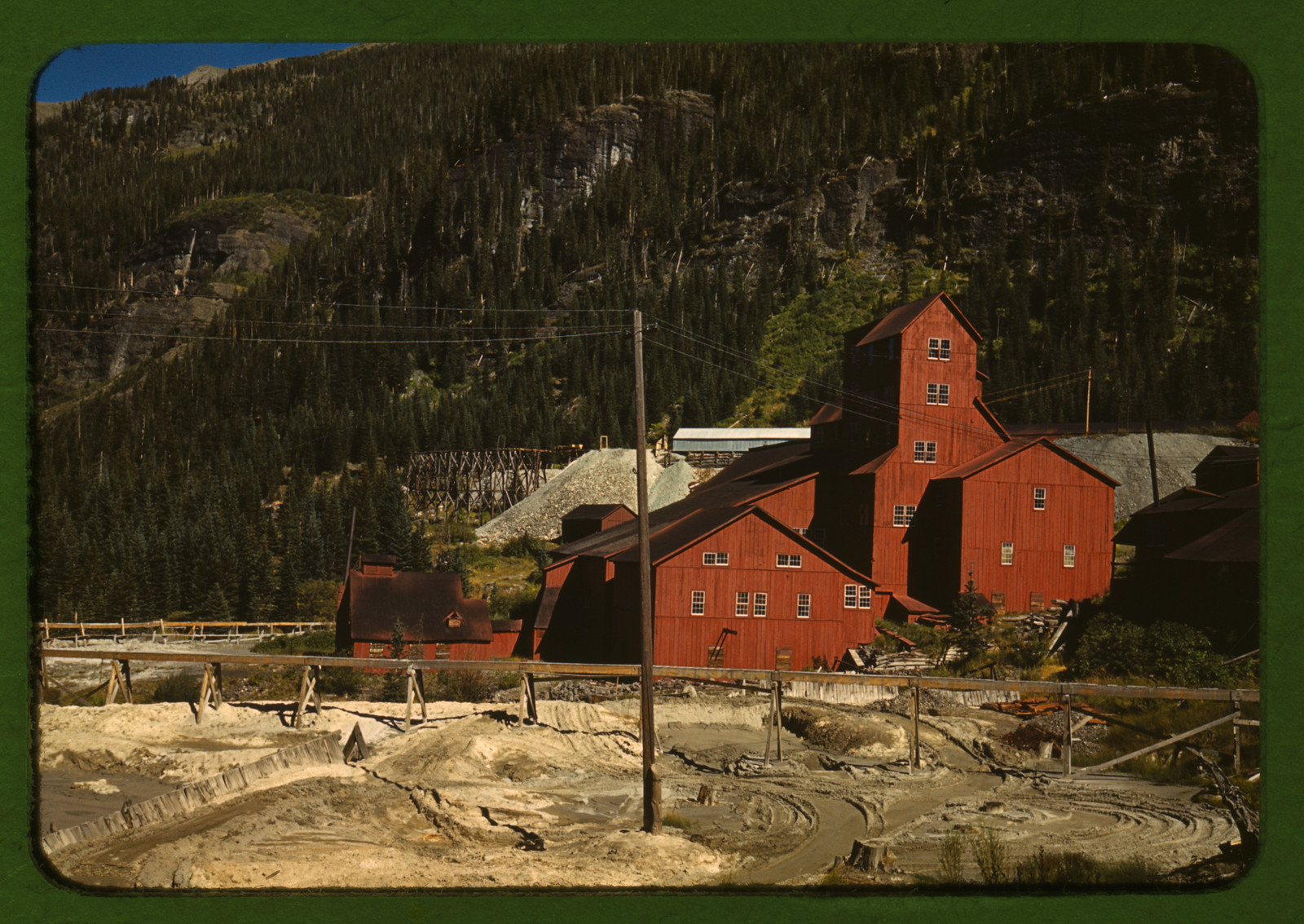 Mill at the Camp Bird Mine, Ouray County, Colorado — historic image