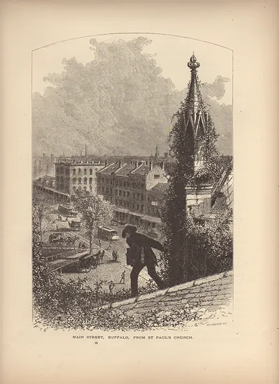 Main Street, Buffalo, from St Paul's Church