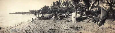 Beach at Waikiki, Hawaii, 1902