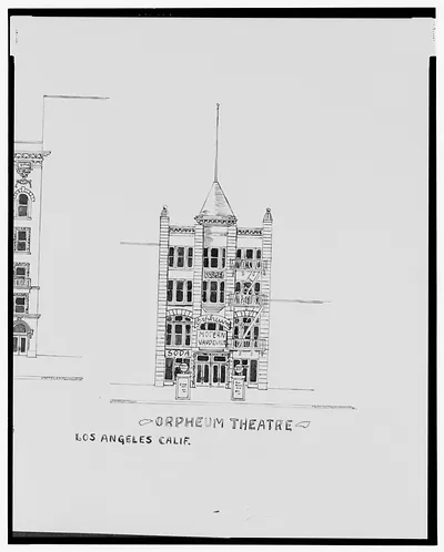 [New Orpheum Theatre and Orpheum Theatre (Modern Vaudeville), Los Angeles, California] / AFD 1935.