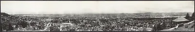 Birds eye view of Portland, Oregon, 1908