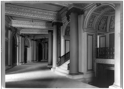 [Main corridor of the New Theater, New York City]