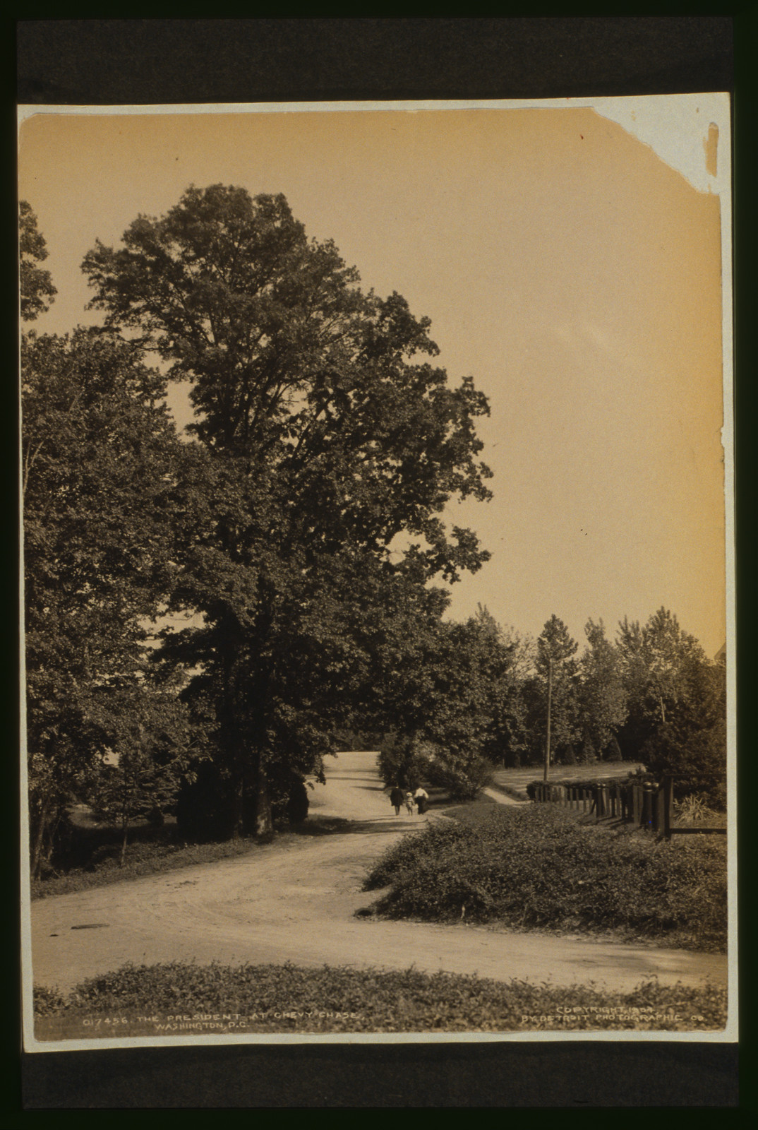 President at Chevy Chase, Washington, D.C., The, c1904. — historic photograph