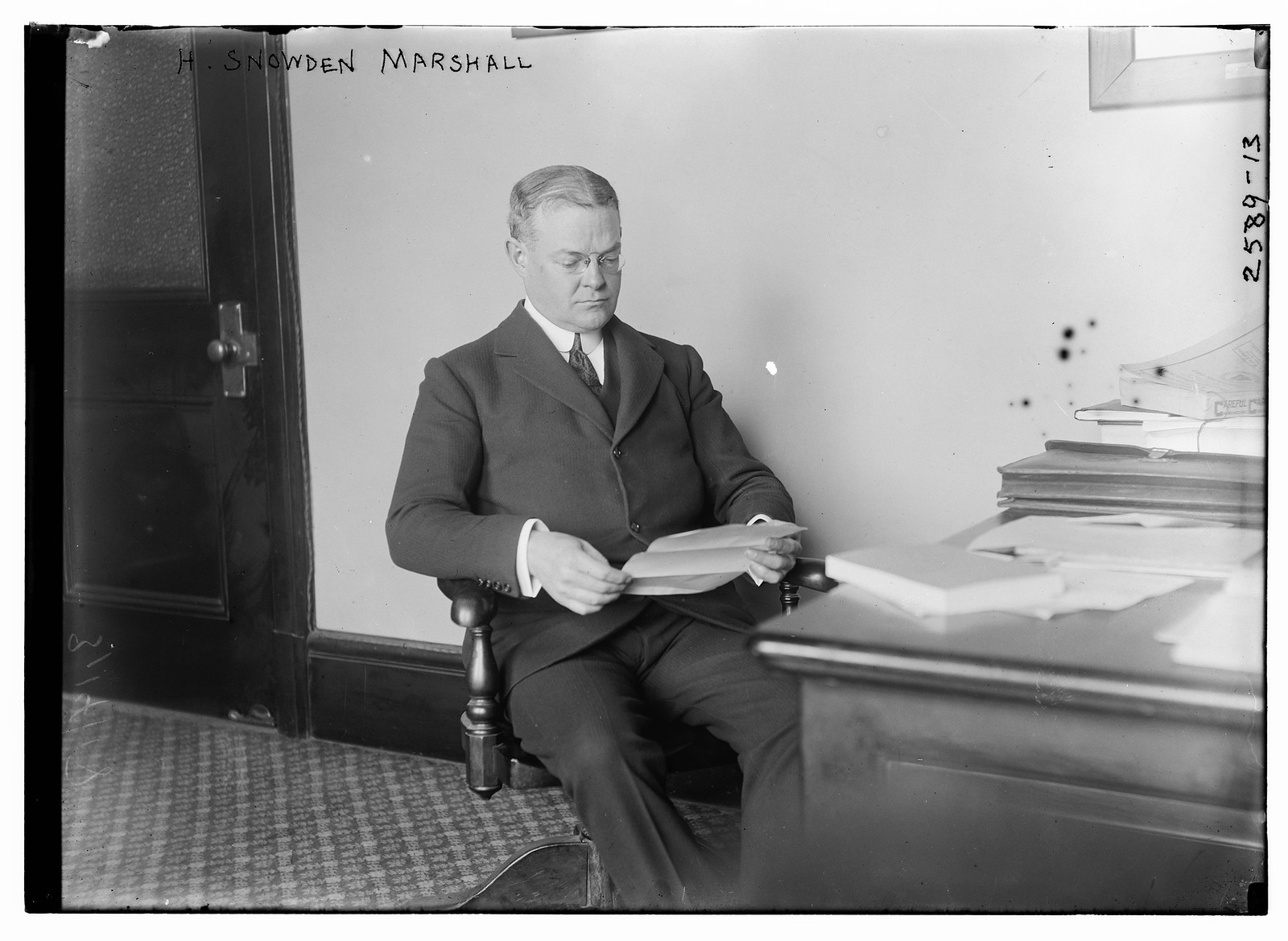 H. Snowden Marshall, n/a — historic photograph