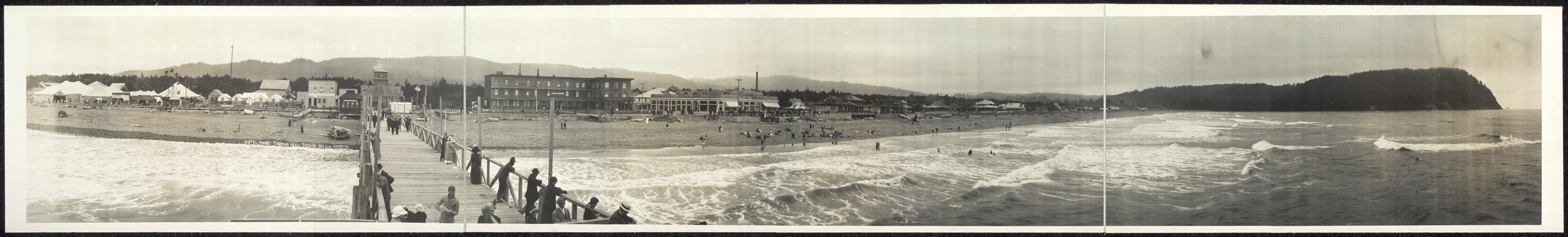Hotel Moore, Tillamook Head, Seaside, Oregon, c1914. — historic image