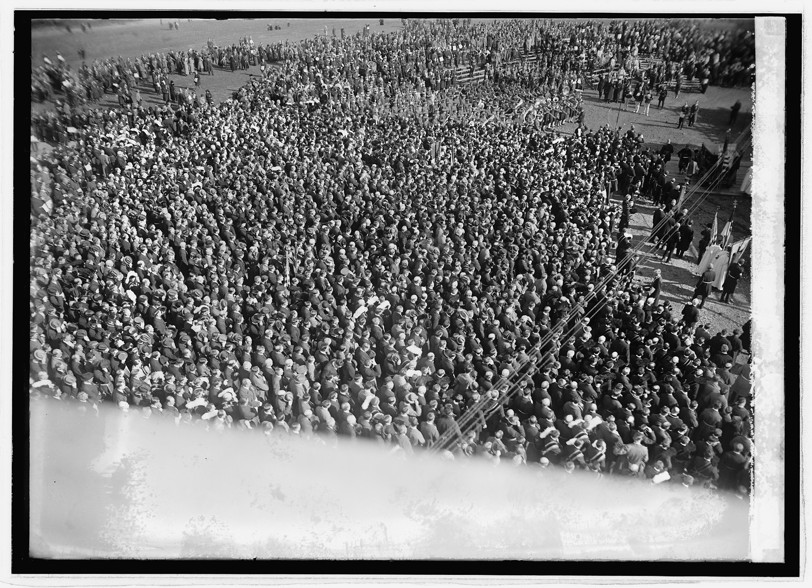 Geo. Wash. Memorial cornerstone laying, 11/1/23, [19]23 November 1. — historic photograph