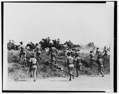Horse marines in action