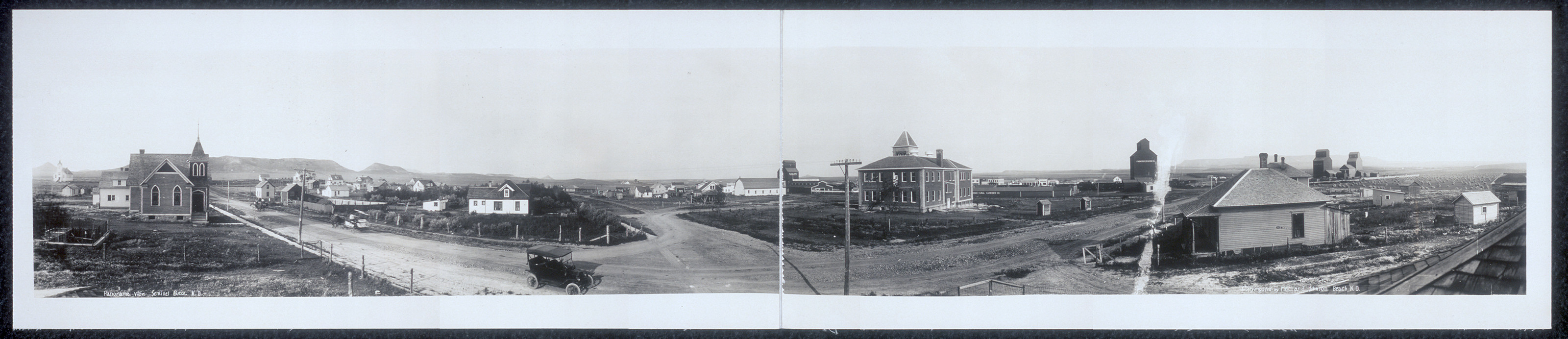 Panorama view, Sentinel Butte, North Dakota, 1915, 1915 — historic image