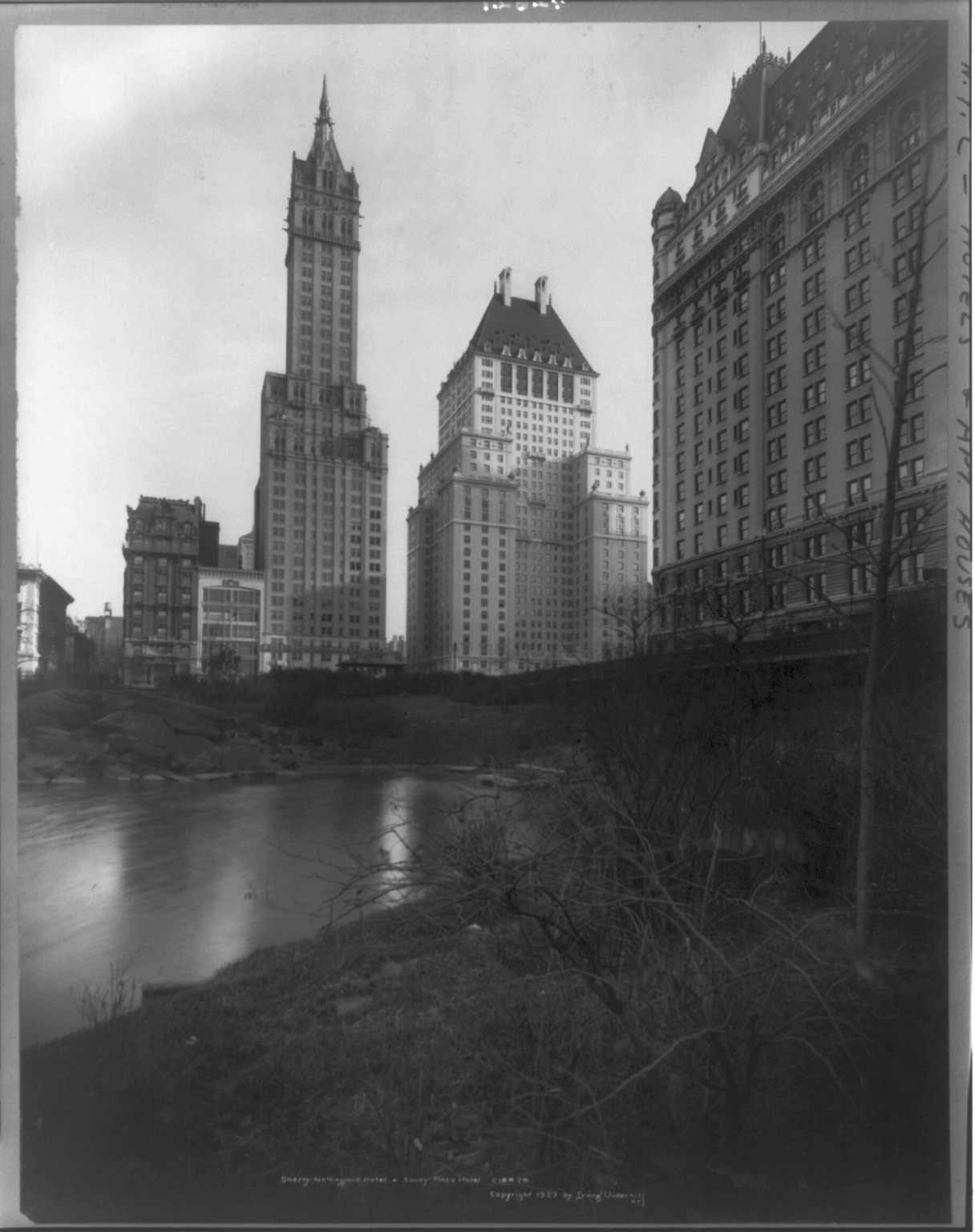 Sherry-Netherland hotel and Savoy-Plaza hotel — historic photograph