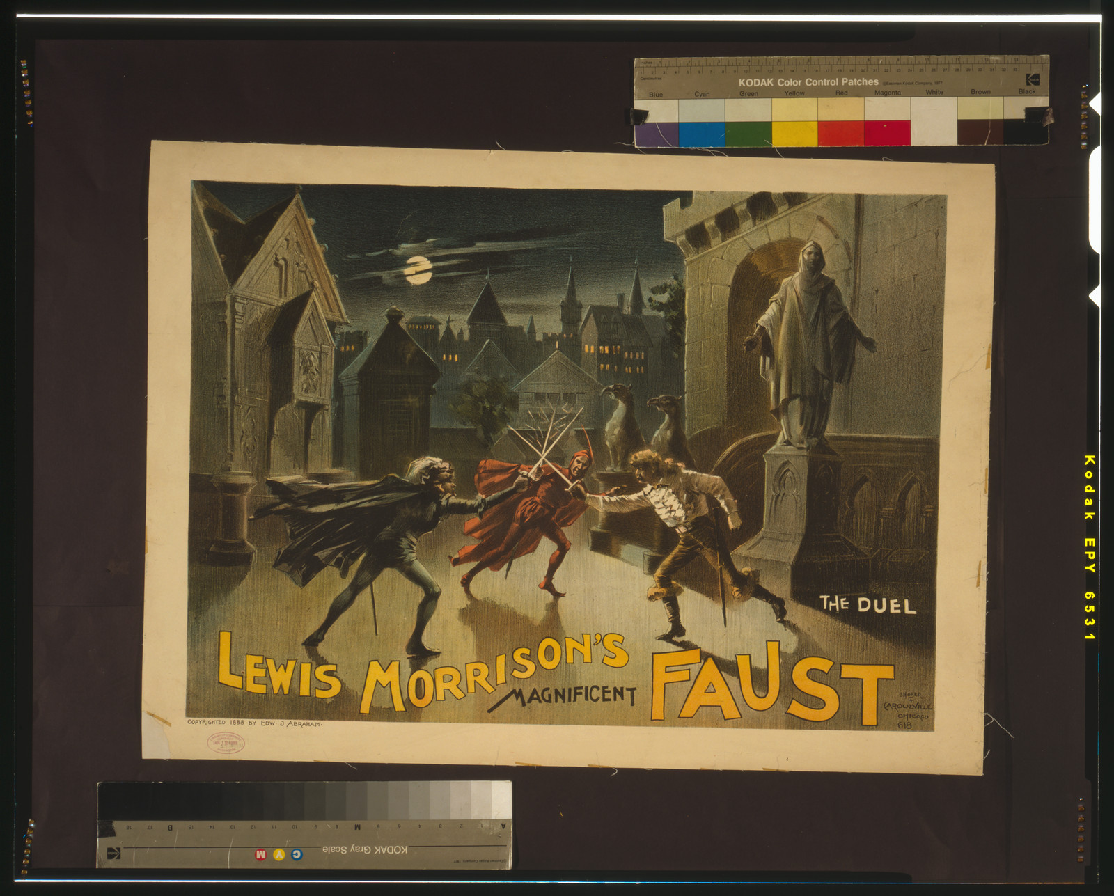 Faust., Chicago : Shober & Carqueville, c1888. — vintage poster