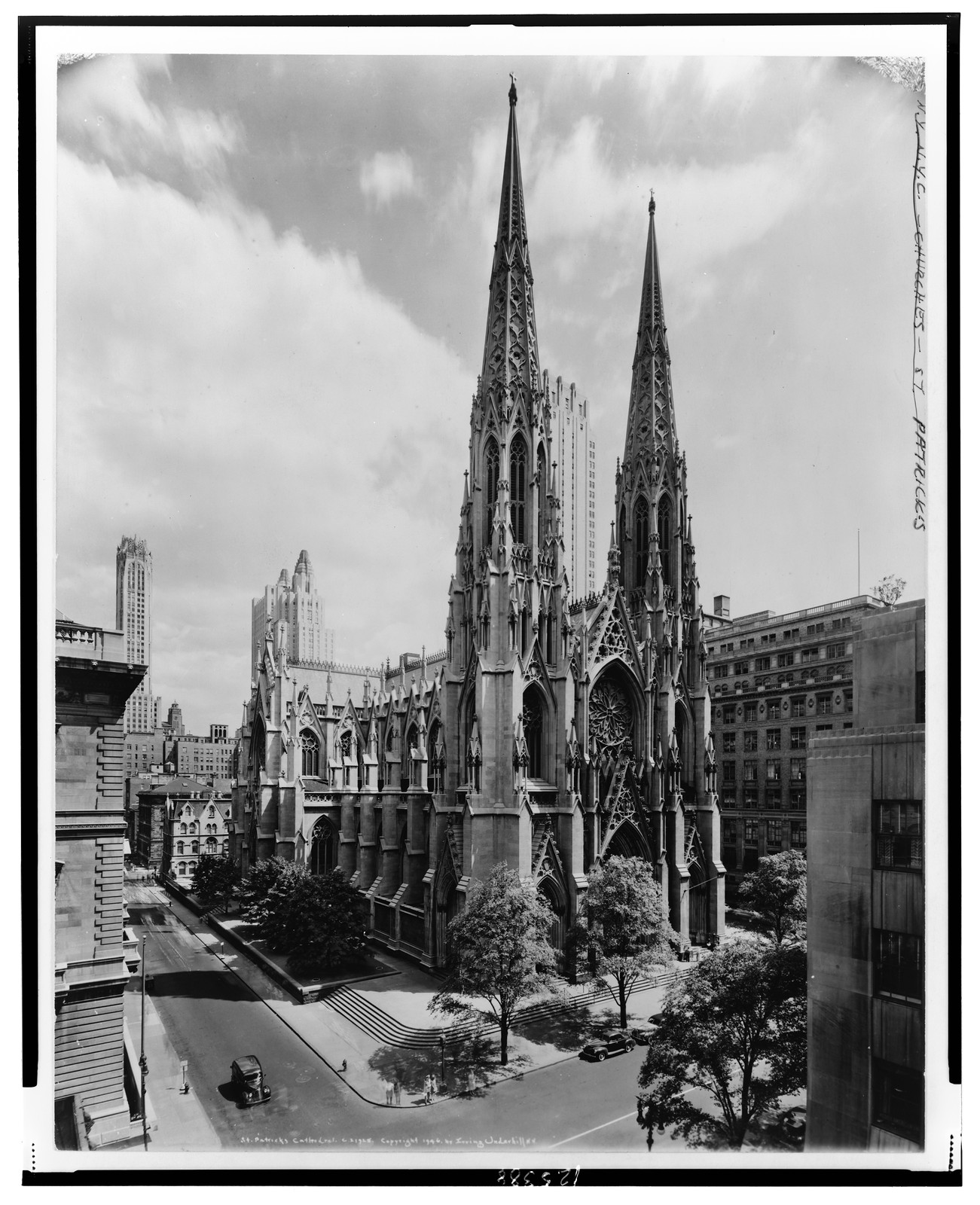St. Patricks Cathedral, c1946. — historic photograph