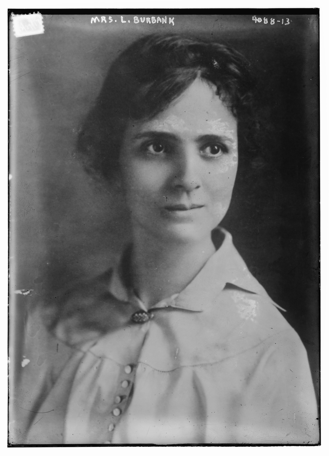 Mrs. L. Burbank, n/a — historic photograph