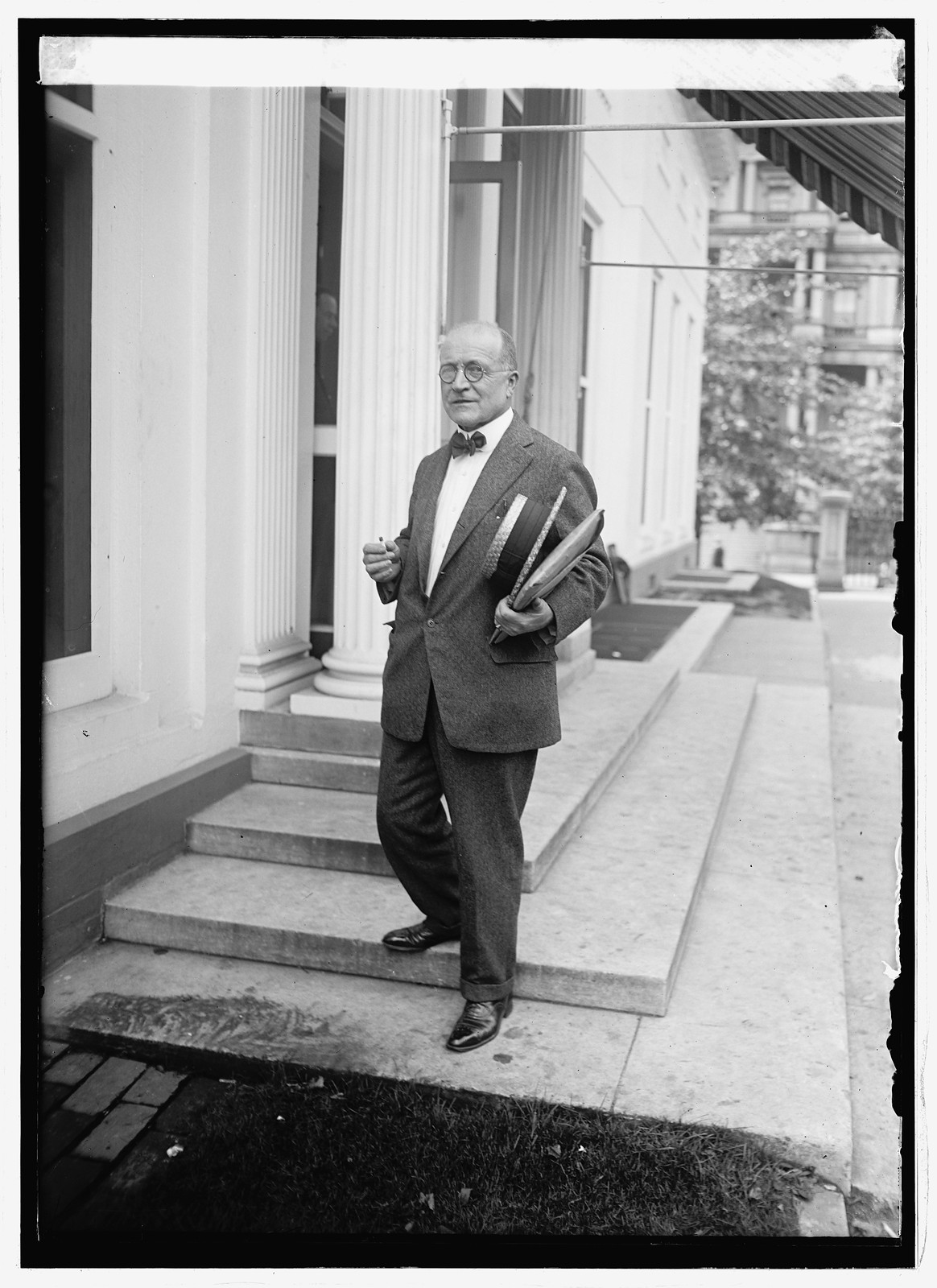Prof. David Todd at White House, [Washington, D.C.], 9/13/24, [19]24 September 13. — historic photograph