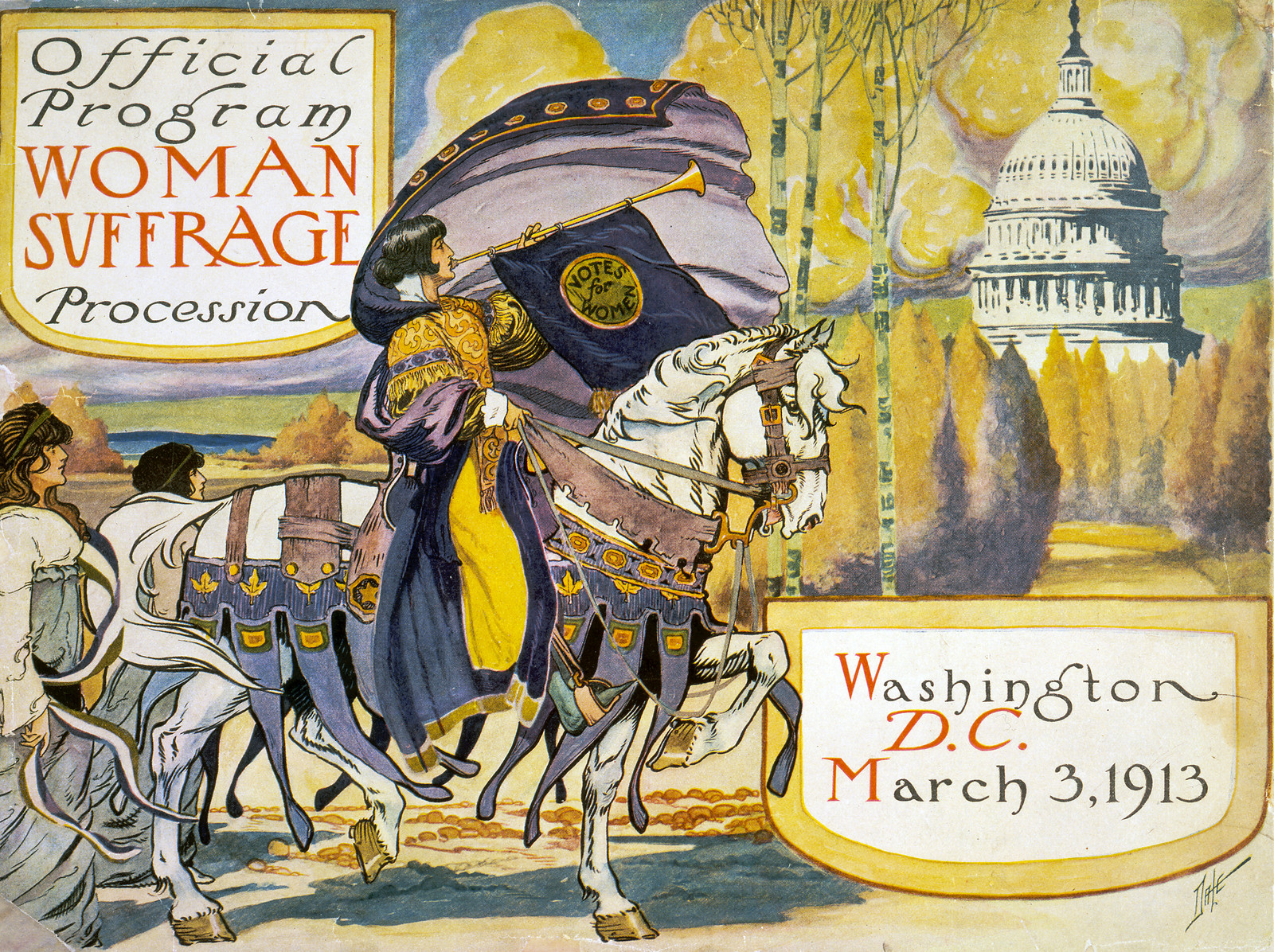 Official program - Woman suffrage procession, Washington, D.C. March 3, 1913 / Dale., 1913 — historic print