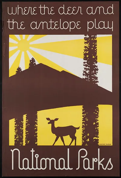 Where the deer and the antelope play. National Parks