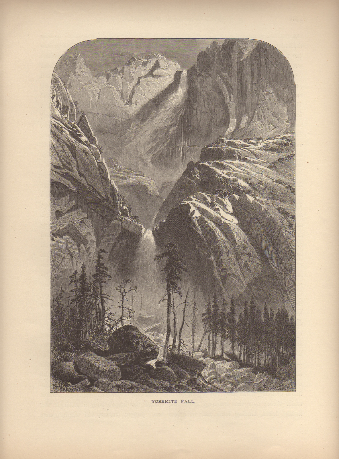 Yosemite Fall — historic image