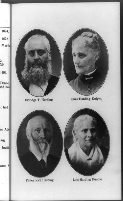 Eldridge T. Harding, Eliza Harding Knight, Finley Rice Harding and Lois Harding Dunbar
