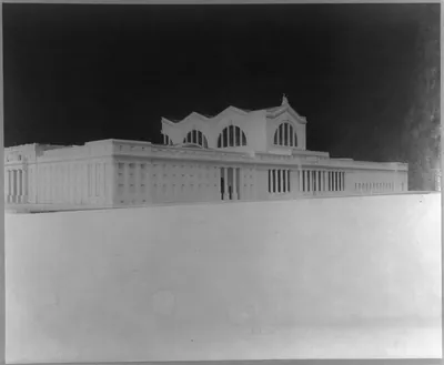 [Pennsylvania Railroad Station, N.Y.C.: 31st Street elevation]