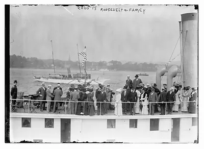 Roosevelt and family