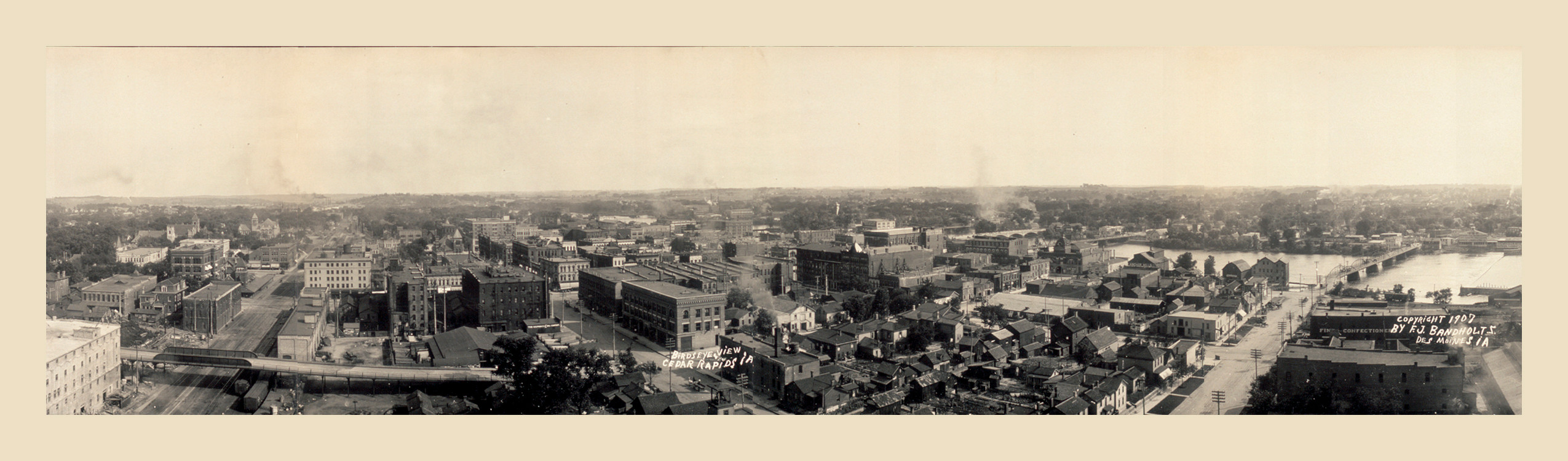 IA Cedar Rapids 1907 PHOTO, 1907 — historic image