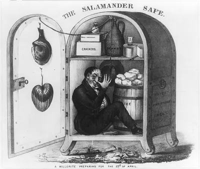 The salamander safe. A millerite preparing for the 23rd of April