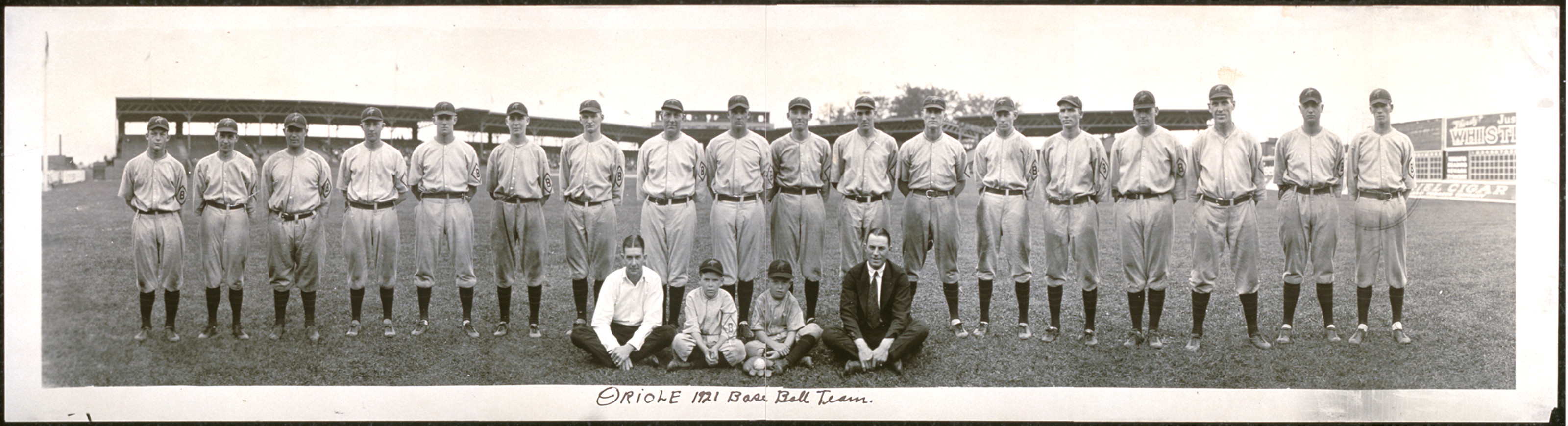 Baltimore Oriole Baseball Club, Maryland, 1921, 1921 — historic image