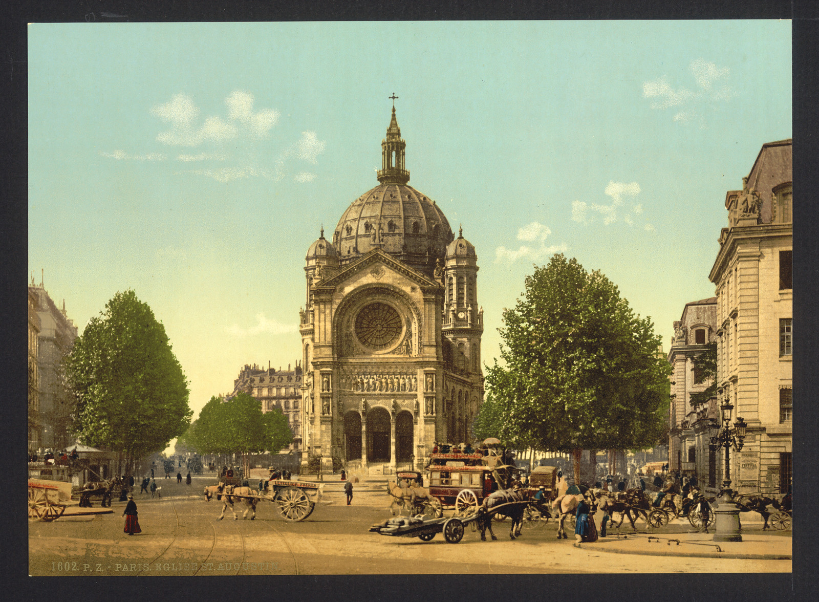 St. Augustine Church Paris France, [between ca. 1890 and ca. 1900]. — historic print