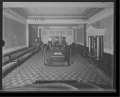 [Center Blue Lodge Room, Masonic temple, Detroit]