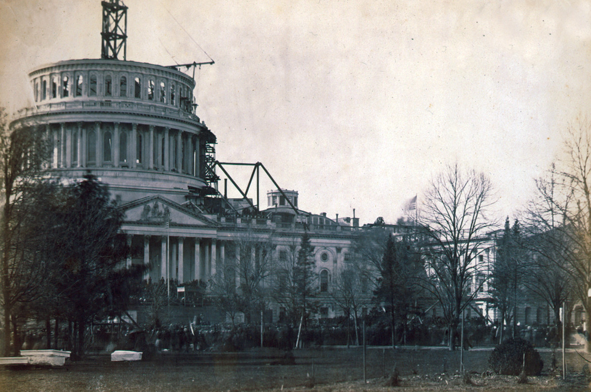 Inauguration of Mr. Lincoln, 1861 — historic photograph