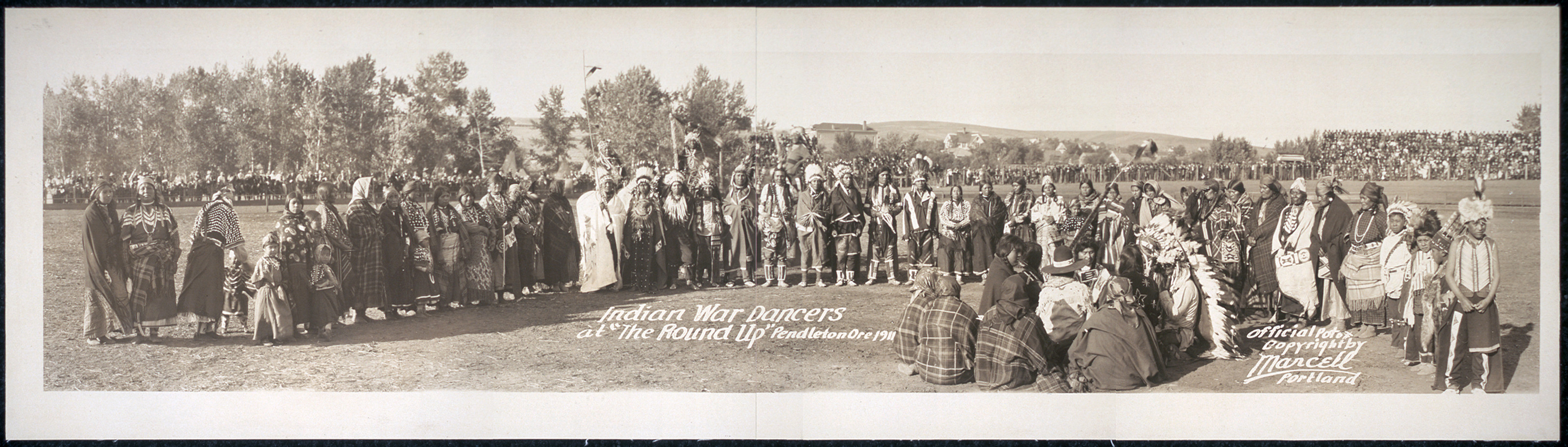 War Dancers Round-Up Pendleton, Oregon, 1911, 1911 — historic image