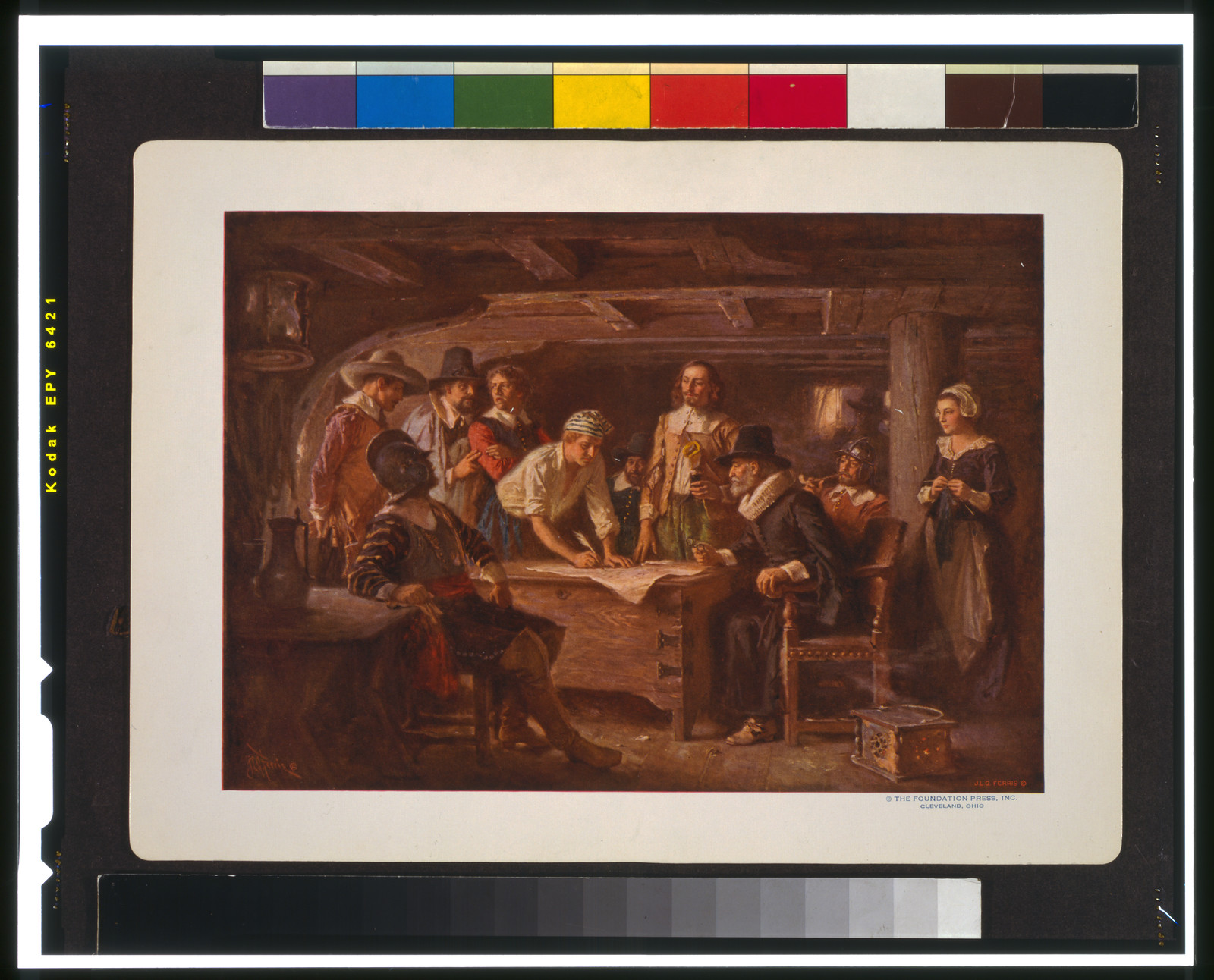 The Mayflower Compact 1620 / J.L.G. Ferris., c1932 July 28. — historic print