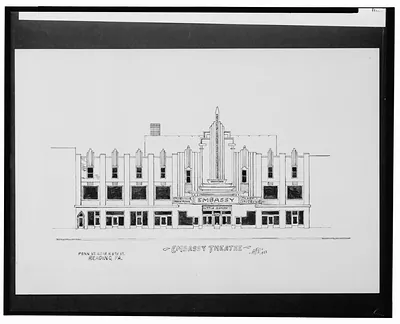 [Embassy Theatre, Penn St. near N. 8th St., Reading, Pennsylvania] / AFD 1933.