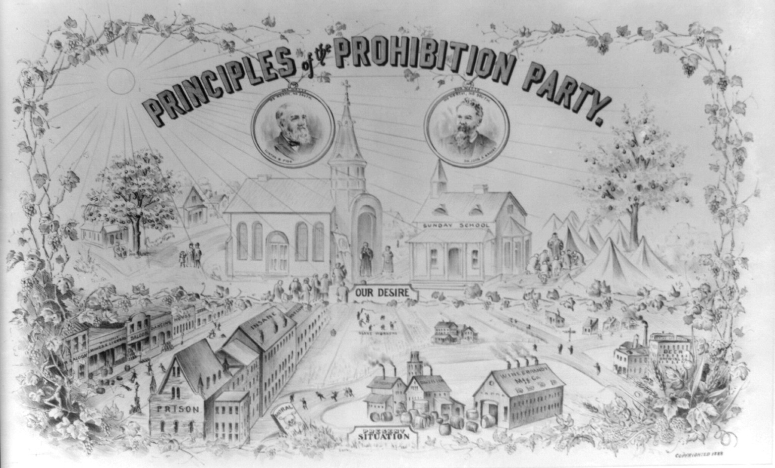 Principles of the Prohibition party, c1888 Sept. 11. — historic print