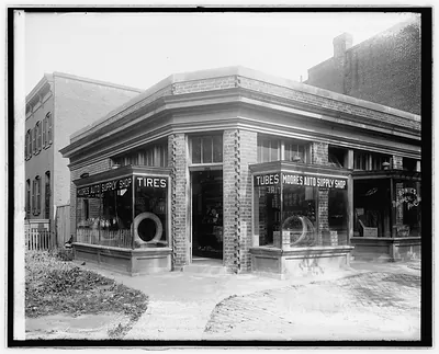 Moore's Auto Supply Shop, 20th & K, N.W., [Washington, D.C.]
