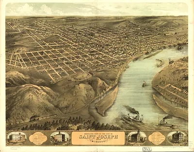 Saint Joseph, Missouri, 1868