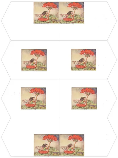The Geranium Fairy gift tag sheet