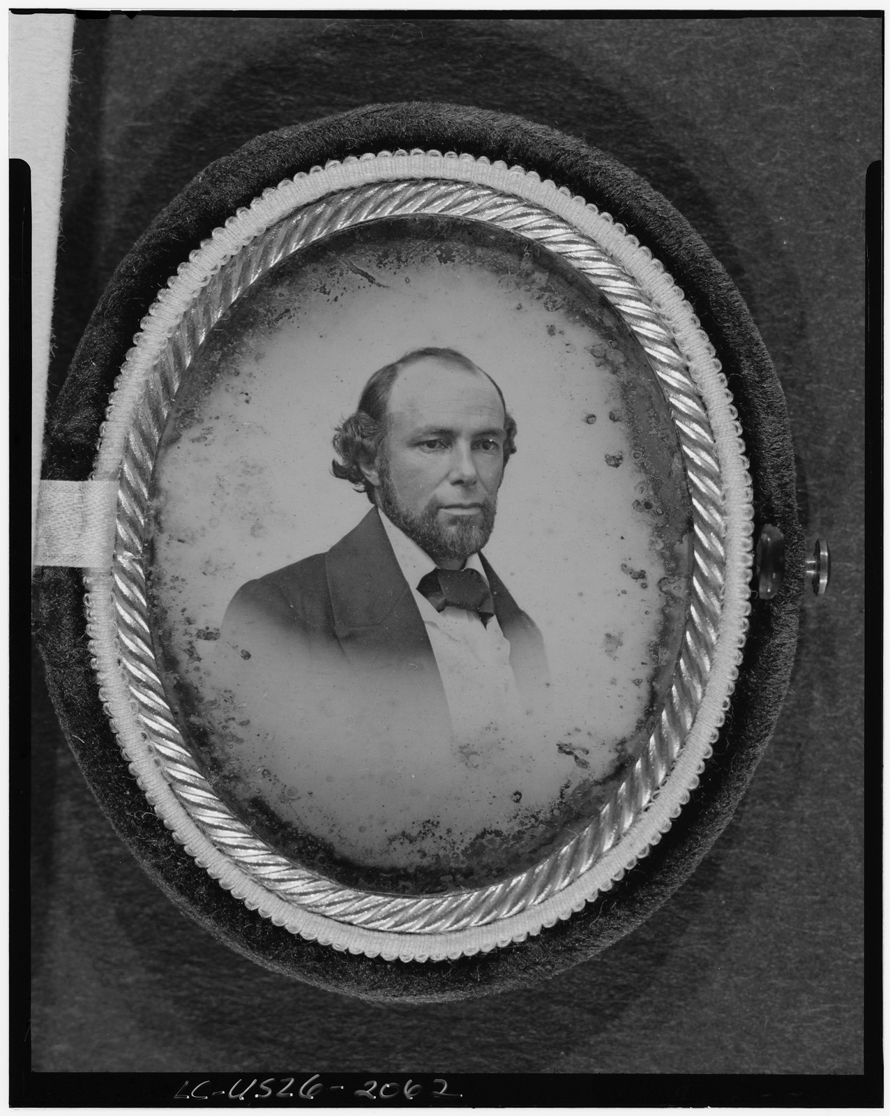 [Henry Rodgers, head-and-shoulders portrait, facing right], [ca. 1850] — historic photograph