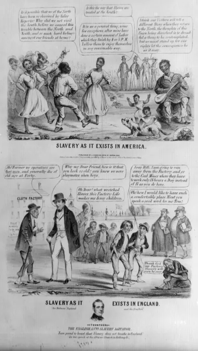 Slavery as it exists in America. Slavery as it exists in England